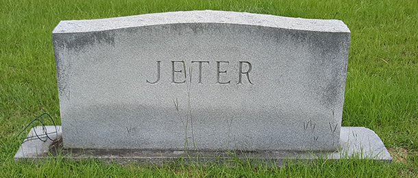 JeterCharles Family Headstone