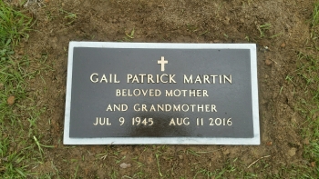 Gail Patrick Martin Gravestone