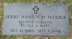 Jerry hamilton Patrick Gravestone