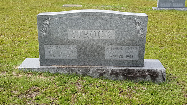 Strock Family Headstone