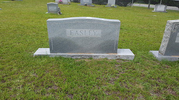 Easley Family Headstone