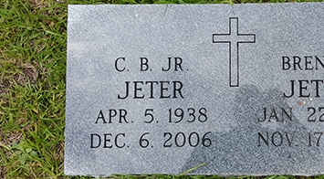 C B Jeter Jr 04 05 1938 12 06 2006